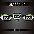 thumbnail image 1 of Attack Graphics Elite Number Plate Backgrounds for Kawasaki KX250 2006, 1 of 3