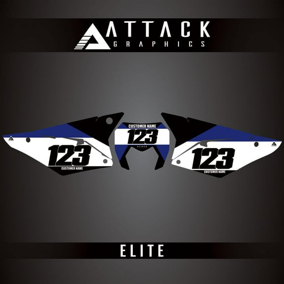 Attack Graphics Elite Number Plate Backgrounds for Sherco 125 SE-R Racing 2020