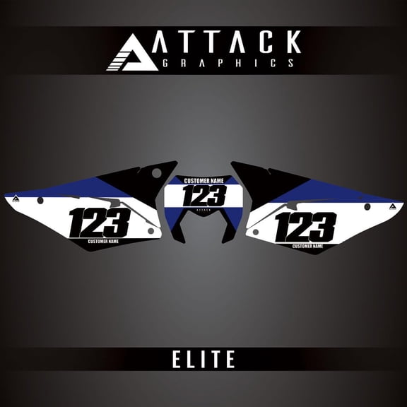 Attack Graphics Elite Number Plate Backgrounds for Sherco 500 SEF Factory 2021