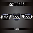 thumbnail image 1 of Attack Graphics Elite Number Plate Backgrounds for Yamaha YZ250 2005, 1 of 2