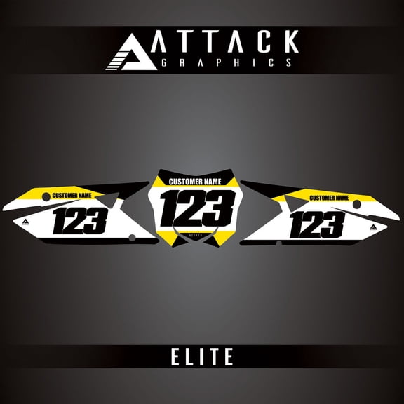 Attack Graphics Elite Number Plate Backgrounds