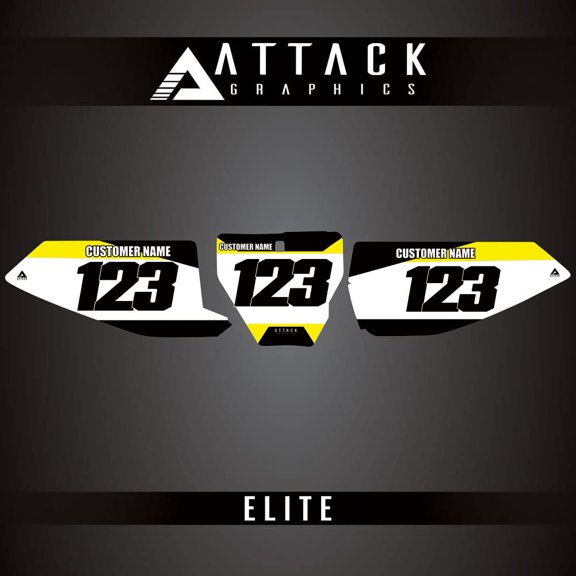 Attack Graphics Elite Number Plate Backgrounds