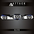 thumbnail image 1 of Attack Graphics Elite Restyle Number Plate Backgrounds Compatible with Cycra Powerflow Body Kit for Yamaha YZ250FX 2020, 1 of 4