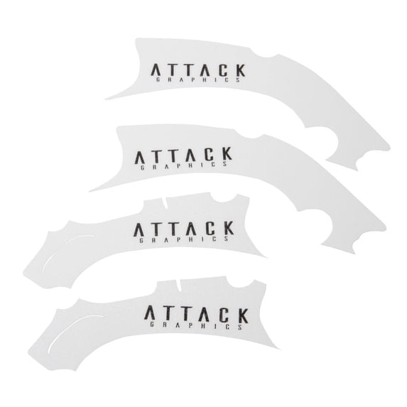 Attack Graphics Frame Grip Tape White For Yamaha WR250F 2020-2022