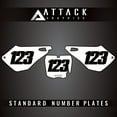 thumbnail image 1 of Attack Graphics Number Plate Backgrounds for Cobra CX50-JR 2008, 1 of 2