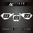 thumbnail image 1 of Attack Graphics Number Plate Backgrounds for Cobra CX65 2014, 1 of 4