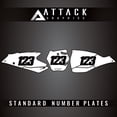 thumbnail image 1 of Attack Graphics Number Plate Backgrounds for GASGAS MC 450F Troy Lee Designs 2022, 1 of 2