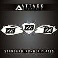 thumbnail image 1 of Attack Graphics Number Plate Backgrounds for Honda CRF250R 2013, 1 of 2