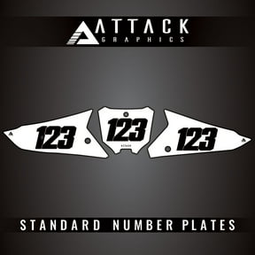 Attack Graphics Number Plate Backgrounds for Honda CRF450R 2022