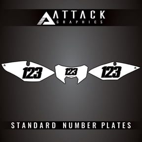 Attack Graphics Number Plate Backgrounds for Honda CRF450RL 2022