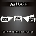 thumbnail image 1 of Attack Graphics Number Plate Backgrounds for Honda XR650L 2020, 1 of 2