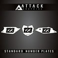 thumbnail image 1 of Attack Graphics Number Plate Backgrounds for KTM 150 XC 2013, 1 of 2