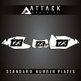 thumbnail image 1 of Attack Graphics Number Plate Backgrounds for KTM 150 XC-W (E-Start) 2019, 1 of 2