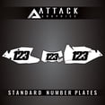 thumbnail image 1 of Attack Graphics Number Plate Backgrounds for KTM 450 EXC-F Six Days 2019, 1 of 2