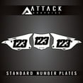 thumbnail image 1 of Attack Graphics Number Plate Backgrounds for Kawasaki KX100 2020, 1 of 2
