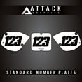 thumbnail image 1 of Attack Graphics Number Plate Backgrounds for Kawasaki KX80 1996, 1 of 2