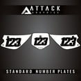 thumbnail image 1 of Attack Graphics Number Plate Backgrounds for Kawasaki KX85 2009, 1 of 2