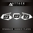 thumbnail image 1 of Attack Graphics Number Plate Backgrounds for Suzuki RMZ250 2008, 1 of 2