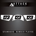 thumbnail image 1 of Attack Graphics Number Plate Backgrounds for Yamaha PW50 YZinger 2017, 1 of 2