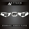 thumbnail image 1 of Attack Graphics Number Plate Backgrounds for Yamaha TTR125LE 2007, 1 of 2