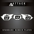 thumbnail image 1 of Attack Graphics Number Plate Backgrounds for Yamaha WR250F 2017, 1 of 2