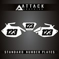 thumbnail image 1 of Attack Graphics Number Plate Backgrounds for Yamaha WR450F 2005, 1 of 2