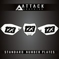 thumbnail image 1 of Attack Graphics Number Plate Backgrounds for Yamaha Yz125 2010, 1 of 2
