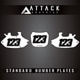 thumbnail image 1 of Attack Graphics Number Plate Backgrounds for Yamaha YZ400F 1999, 1 of 2