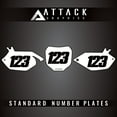 thumbnail image 1 of Attack Graphics Number Plate Backgrounds for Yamaha YZ450F 2003, 1 of 2