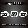 thumbnail image 1 of Attack Graphics Number Plate Backgrounds for Yamaha YZ80 1996, 1 of 2