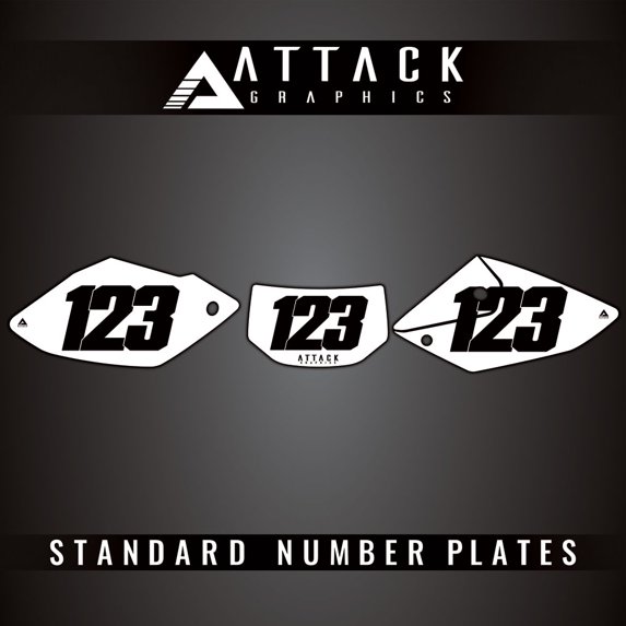 Attack Graphics Number Plate Backgrounds