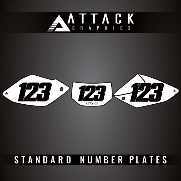 Attack Graphics Number Plate Backgrounds