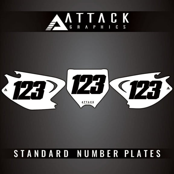 Attack Graphics Number Plate Backgrounds