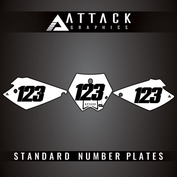 Attack Graphics Number Plate Backgrounds