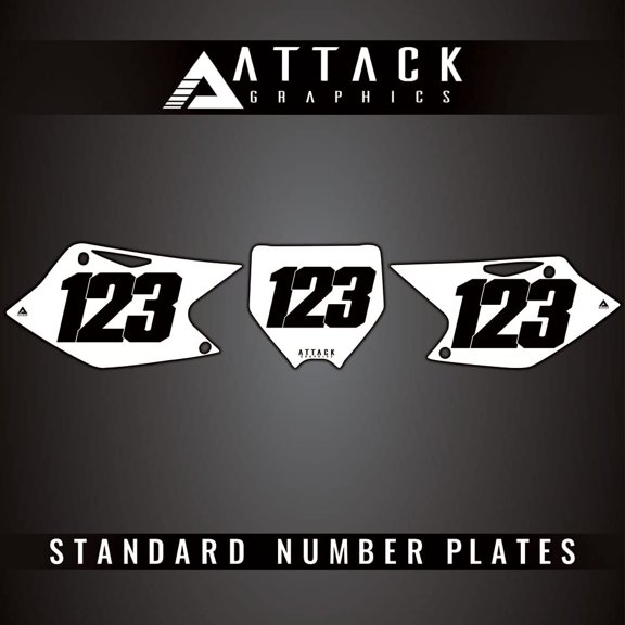 Attack Graphics Number Plate Backgrounds
