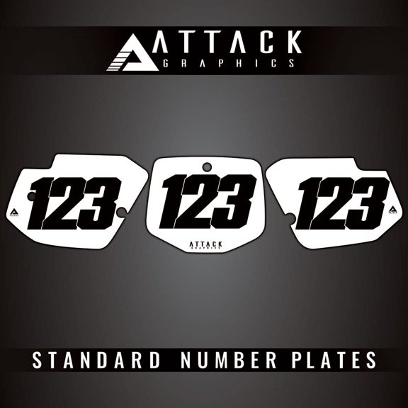 Attack Graphics Number Plate Backgrounds