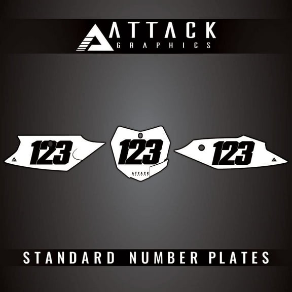 Attack Graphics Number Plate Backgrounds