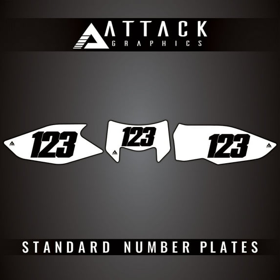 Attack Graphics Number Plate Backgrounds