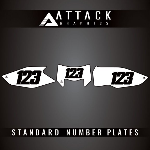 Attack Graphics Number Plate Backgrounds