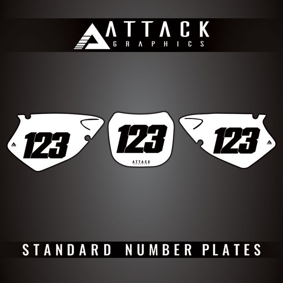 Attack Graphics Number Plate Backgrounds