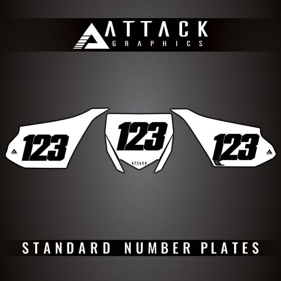 Attack Graphics Number Plate Backgrounds