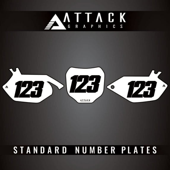 Attack Graphics Number Plate Backgrounds