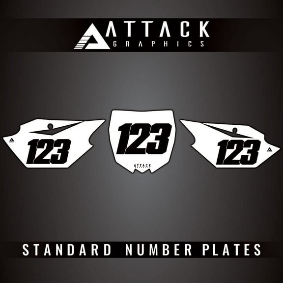 Attack Graphics Number Plate Backgrounds
