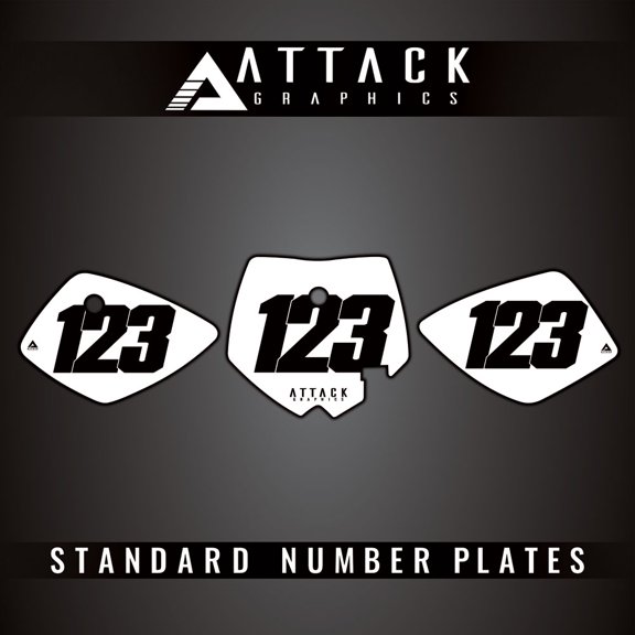 Attack Graphics Number Plate Backgrounds