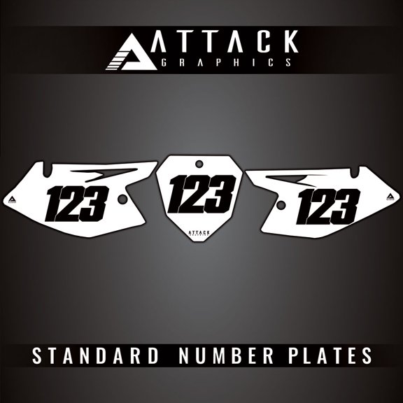 Attack Graphics Number Plate Backgrounds