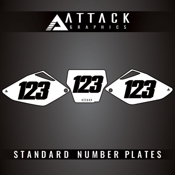 Attack Graphics Number Plate Backgrounds