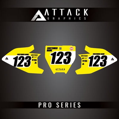 Attack Graphics Pro Series Number Plate Backgrounds For Husqvarna EE 3 2023