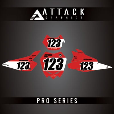 Attack Graphics Pro Series Number Plate Backgrounds for Beta 250 RR 2021