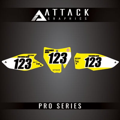 Attack Graphics Pro Series Number Plate Backgrounds for Husqvarna FC 450 2015