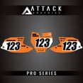 thumbnail image 1 of Attack Graphics Pro Series Number Plate Backgrounds for KTM 50 SX Mini 2017, 1 of 4